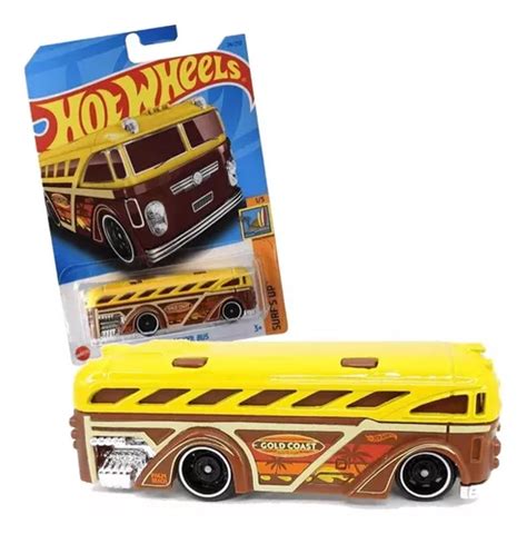 Surfin School Bus Hot Wheels Surf Sup Miniatura Ônibus MercadoLivre