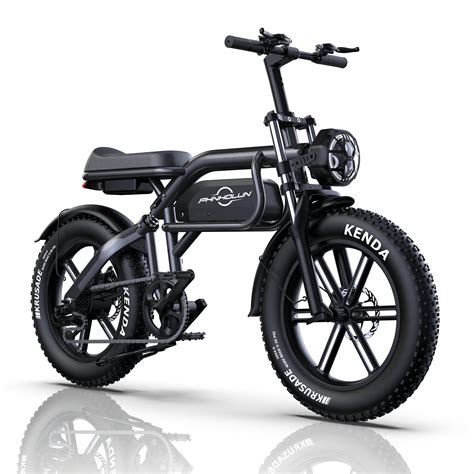 PHNHOLUN C8 20" Retro Electric Dirt Bike MTB 1500W Motor 48V 20Ah Batt