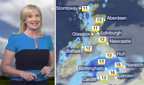 Bbc Weather Forecast Temperatures To Drop Across The Uk Tv And Radio