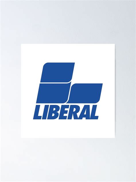 "The Liberal Party - Blue (Logo)" Poster for Sale by kyri-and-yv ...