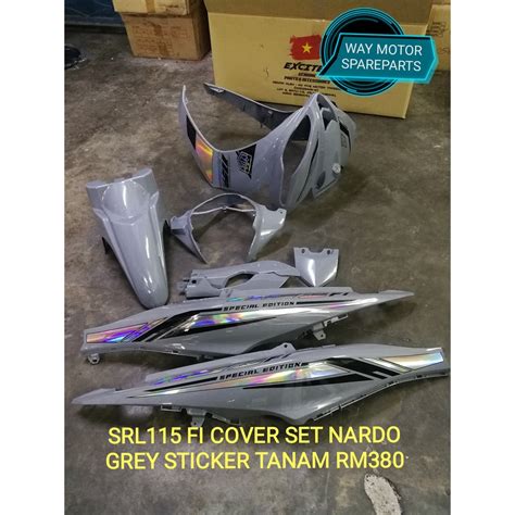 Srl Lagenda 115 Fi Cover Set Sticker Tanam Nardo Grey Chrome Shopee Malaysia