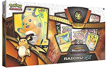 COFFRET POKEMON RAICHU GX LEGENDES BRILLANTES SL3 5 COLLECTION SPECIALE