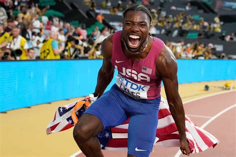 Atletismo Noah Lyles L Dera A Estados Unidos En Los Mundiales De Pista