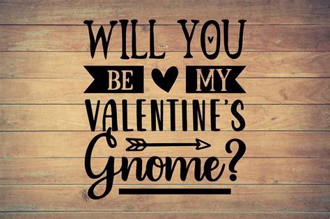 Will You Be My Valentine Gnomie Graphic By Mninishat · Creative Fabrica