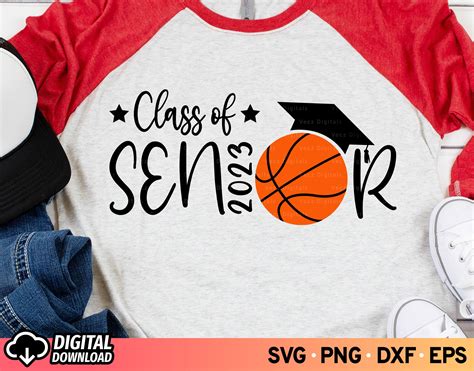 Class Of Senior 2023 Basketball Svg Basketball Graduation Etsy