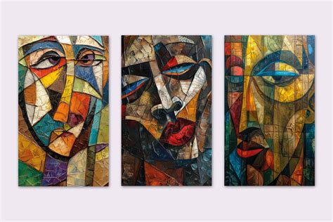 Painting In Cubist Style - Design Cuts