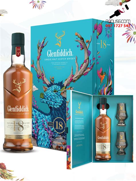 Rượu Glenfiddich 18 Năm 750ml40 Làm Quà Tết 2021