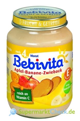 Bebivita Frucht Getreide Apfel Banane Zwieback Preis Angebote