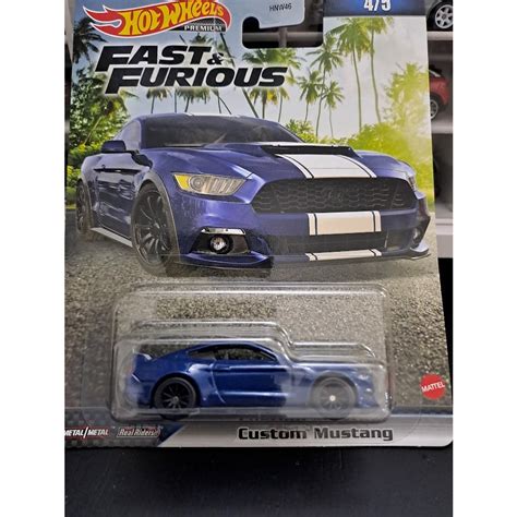 Hot Wheels Custom Mustang Velozes E Furiosos Shopee Brasil