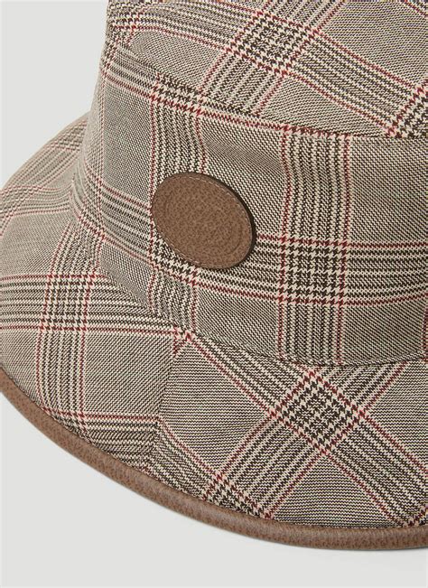 Reversible Bucket Hat In Beige Gucci