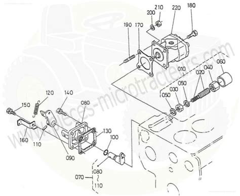 Pieces Microtracteurs Vue Clat E Pi Ces Pour Kubota B Section