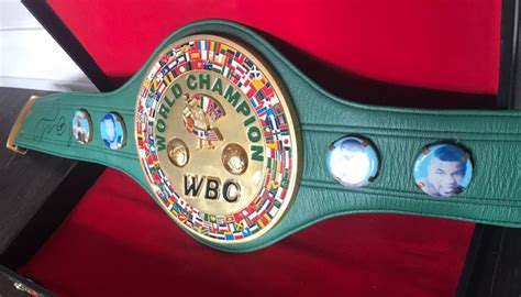 WBC Belt Signed by the Boxer Floyd Mayweather - CharityStars