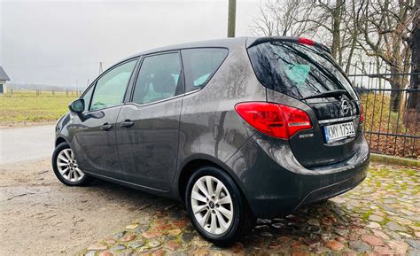 Opel Meriva B LIFT 1 4 T LPG Półskóry Grzane Fotele Piękny stan