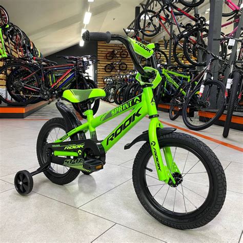Велосипед детский 18" дюймов Rook Sprint, рост 110 - 125 см, зеленый ...