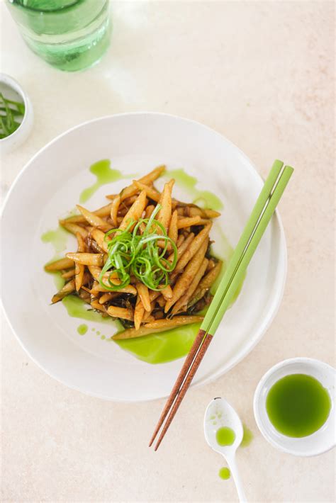 Easy Scallion Oil Noodles Recipe Cong You Ban Mian Veggiekins Blog