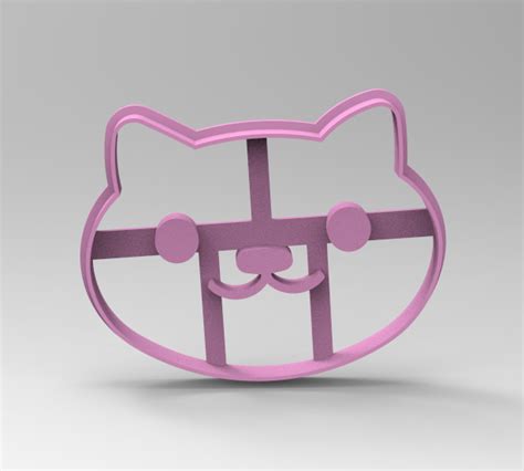 Cortante Gato Cara 2 Gatos Comprar En Davinci3d