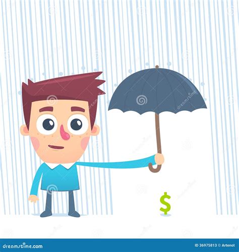 Wealth In Safe Hands Stock Illustration Illustration Of Careful 36975813