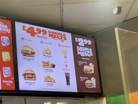 Burger King Menu Prices Uk Price List Updated June