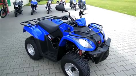 Kymco Mxu Quad Blau Youtube