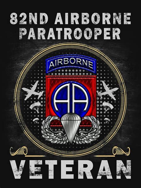 82nd Airborne Paratrooper Veteran T Shirt Men Women T Shirt T Shirt