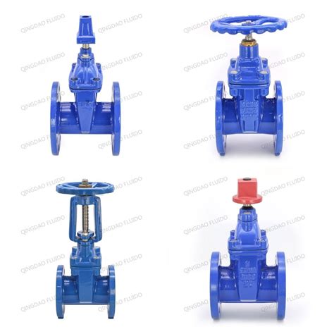 Cast Iron Ductile Iron Gate Valves Awwa C509 C515 Resilient Seat Awwa