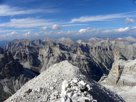 Tiefblick Ins Val Travenanzes Monte Cavallo Und Cime Di Hikr Org