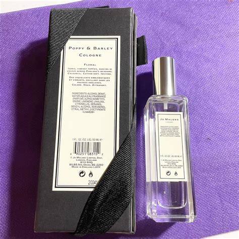 Authentic New Full Size Jo Malone Poppy And Barley Cologne Perfume