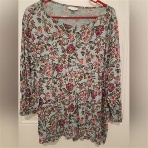 J Jill Tops Jjill Xl Cotton Top Poshmark