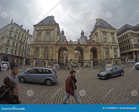 City hall lyon editorial stock image. Image of tourism - 142389094