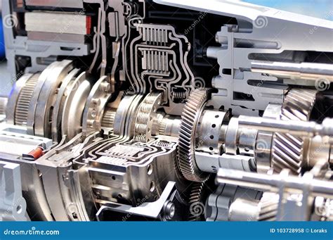 Cross Section Of An Automatic Transmission Stock Photo Image Of