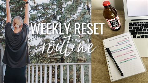 Weekly Reset Routine Getting My Life Together How I Organize My Week