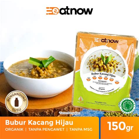 Eatnow Bubur Kacang Hijau Gr Makanan Siap Saji Makanan Instan