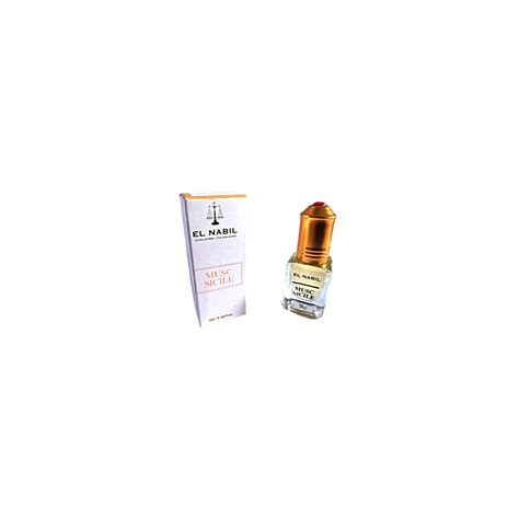 Extrait De Parfum Musc Sicile El Nabil Sans Alcool Roll On 5 Ml Le