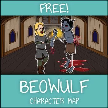 Free Beowulf Character Map Graphic Organizer By Storyboard That Tpt