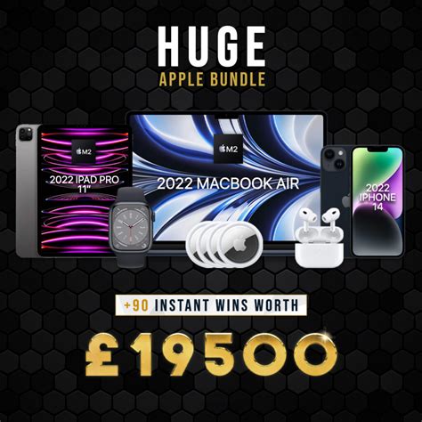 Huge Apple Bundle Instant Win Main Prize 90 Instant Wins Paragon