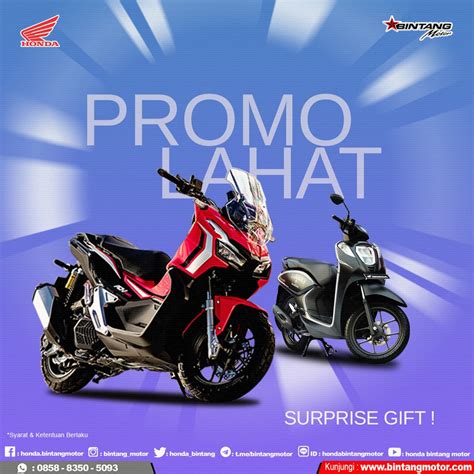 Promo Bintang Motor Lahat September 2019 Honda Bintang Motor