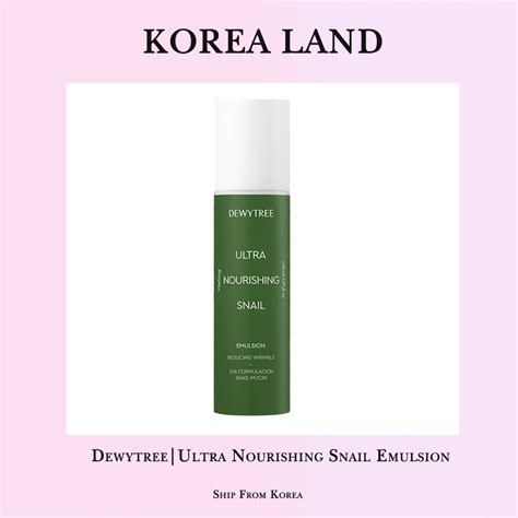 Dewytree Ultra Nourishing Snail Emulsion Ml Shopee Malaysia