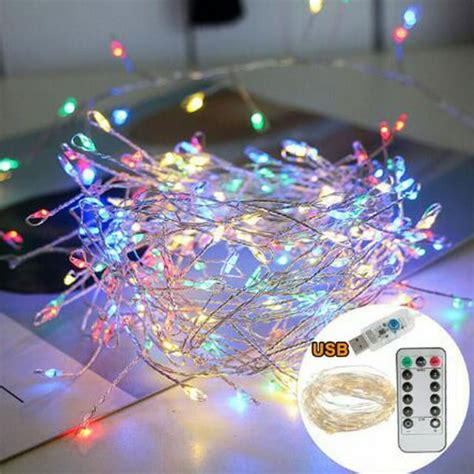 Blukids Cluster Fairy Christmas Lights, Firecracker Fairy Lights Plug ... 