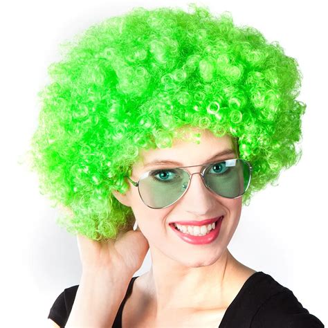 PERRUQUE AFRO VERTE