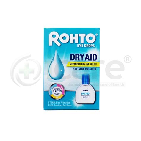 ROHTO EYE DROP 13ML DRY AID COOL EXTRA COOL AQUA Shopee