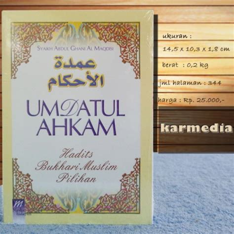 Jual Umdatul Ahkam Hadits Bukhari Muslim Pilihan Media Hidayah