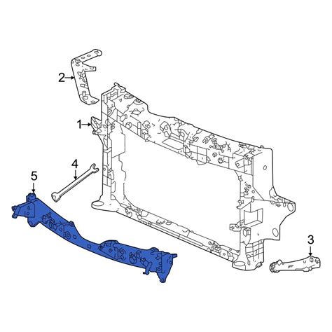 Honda OE 7142030AA00 Front Radiator Support Panel Reinforcement