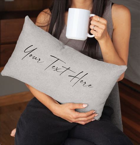 Custom Pillow Custom Text Pillow Customize Pillow Etsy