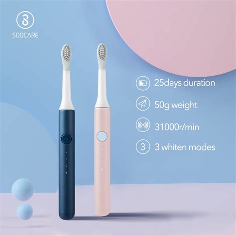 قیمت ، خرید و مشخصات مسواک برقی شیائومی PINJING EX3 Electric Toothbrush