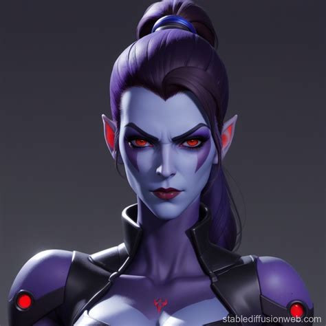 Overwatchs Widowmaker Character Stable Diffusion Online