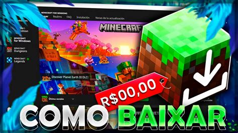 COMO BAIXAR e Instalar O MINECRAFT ORIGINAL de GRAÇA no SITE OFICIAL