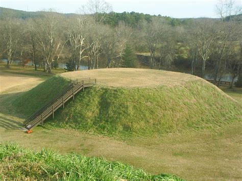 The Etowah indian Mounds in Cartersville Georgia... The Mound Builders ...