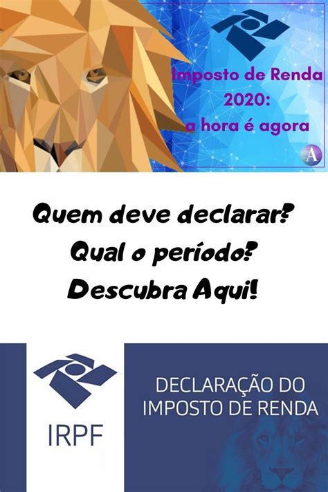 Imposto De Renda 2020 Quando Declarar Quem é Isento Confira Aqui Em