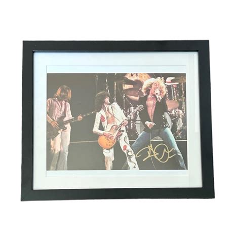 At Auction Led Zeppelin Robert Plant Signed Photograph