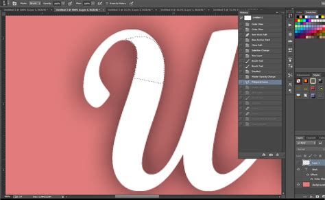 typography - How do I start designing a ribbon 3d with shadow Text in ...